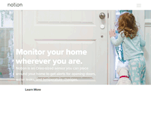 Tablet Screenshot of getnotion.com